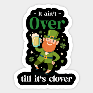 St Patricks day clover design Sticker